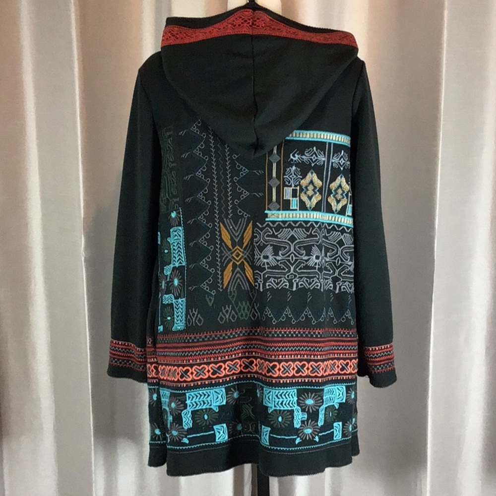 Paparazzi embroidered hoodie jacket